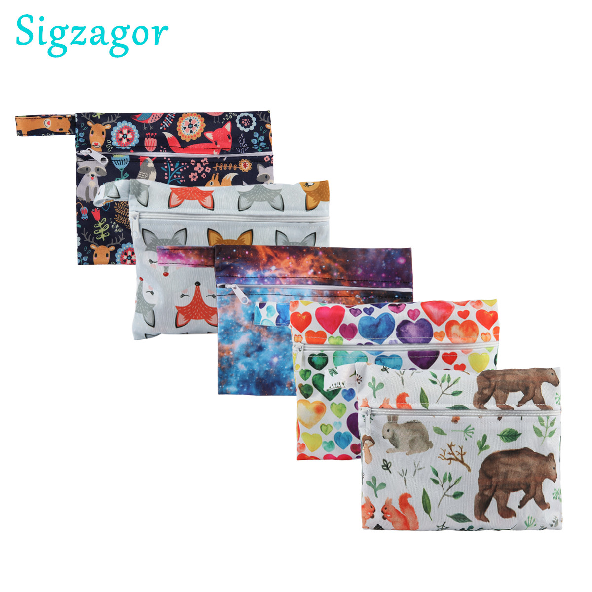 Cloth Pad Reusable - [Sigzagor] 1 petit Mini sac humide