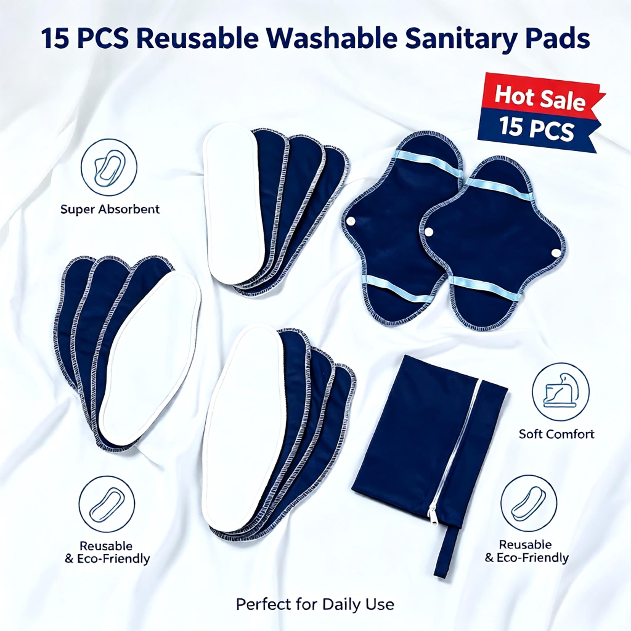 15 Serviettes hygiéniques lava - Cloth Pad Reusable avis et prix