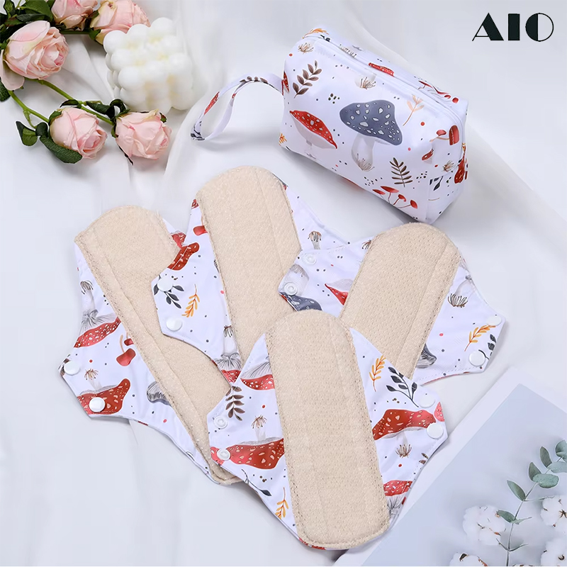Ensemble de 5 serviettes hygié - Cloth Pad Reusable avis et prix