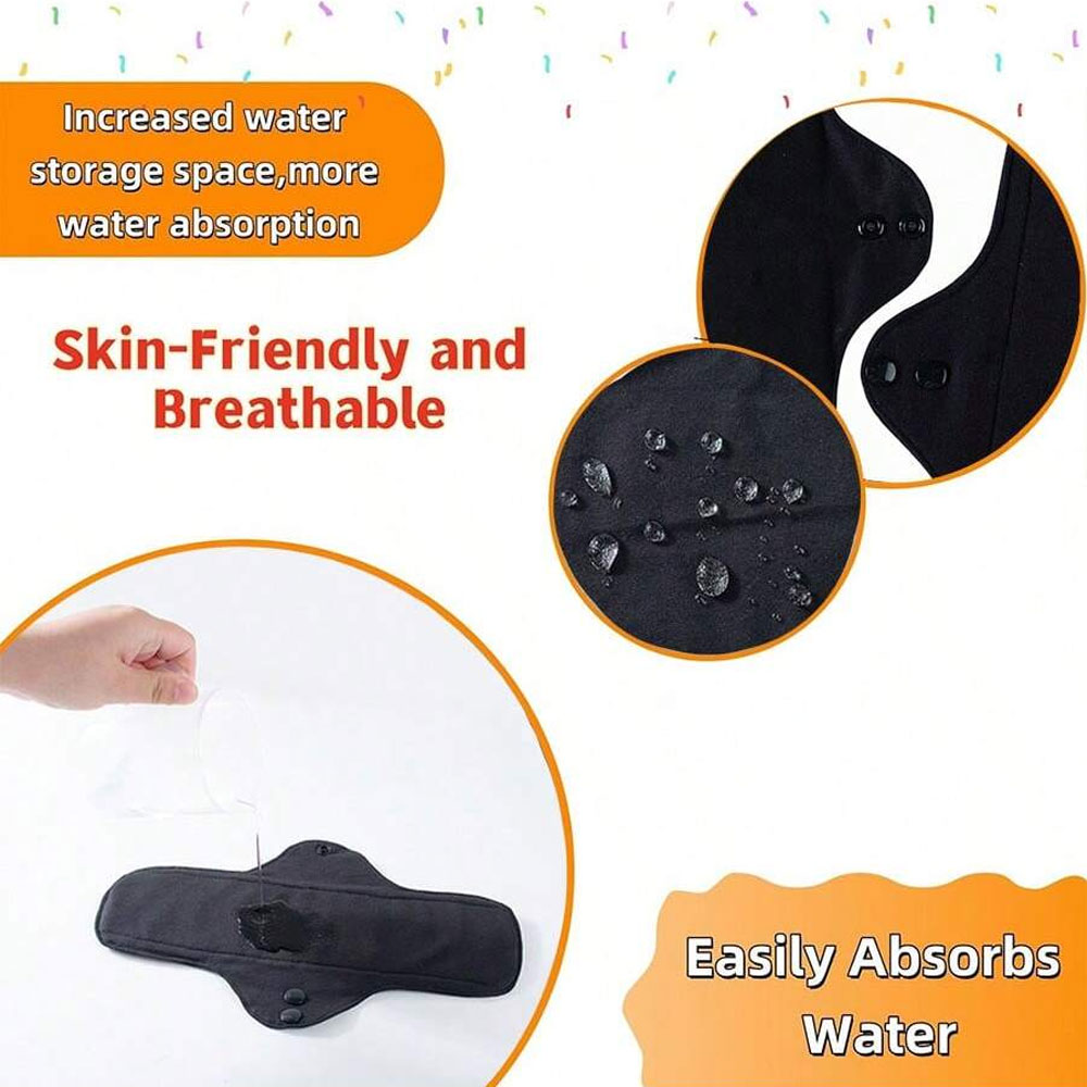 Ensemble de 5 serviettes hygié - Cloth Pad Reusable avis et prix